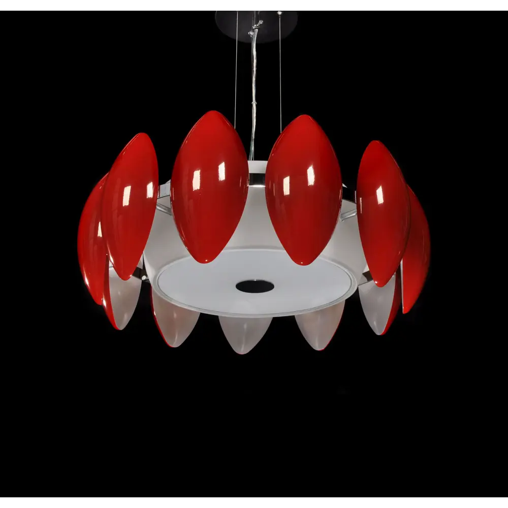 Фото 3 Люстра подвесная Lumina deco Frascatti Ldp 9016-350 rd 4 лампы 7 м² цвет красный Фото 3 Люстра подвесная Lumina deco Frascatti Ldp 9016-350 rd 4 лампы 7 м² цвет красный