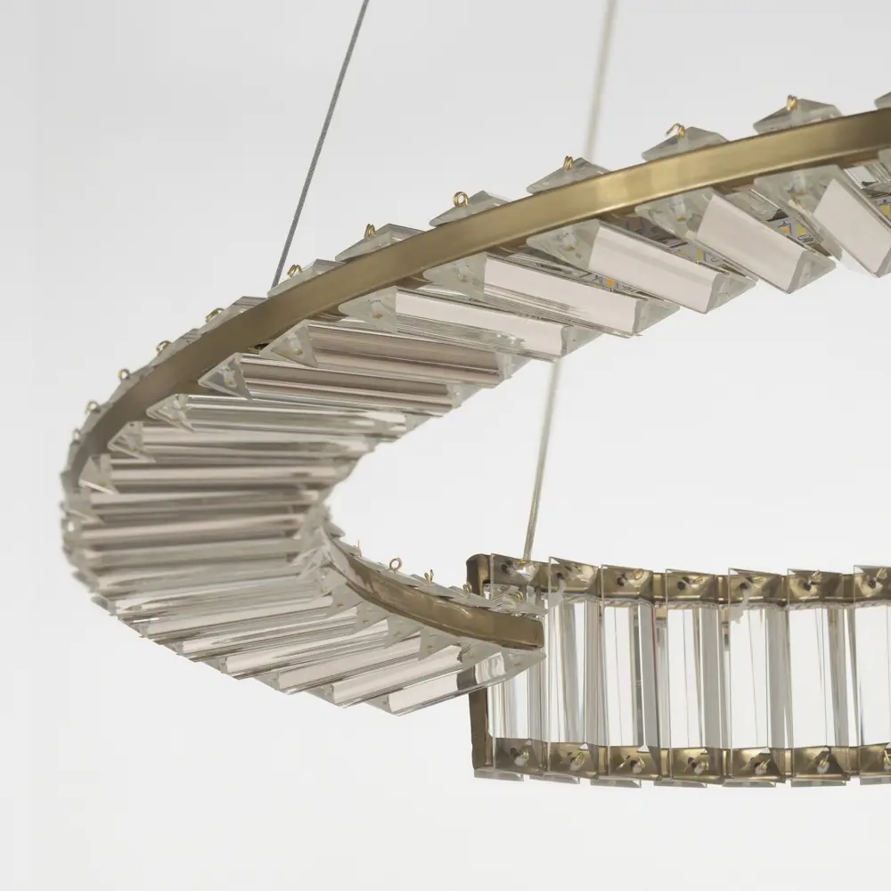 Фото 5 Светильник подвесной светодиодный Lumina deco 6026 Ldp 6026-600 gd нейтральный белый свет цвет хром/прозрачный Фото 5 Светильник подвесной светодиодный Lumina deco 6026 Ldp 6026-600 gd нейтральный белый свет цвет хром/прозрачный