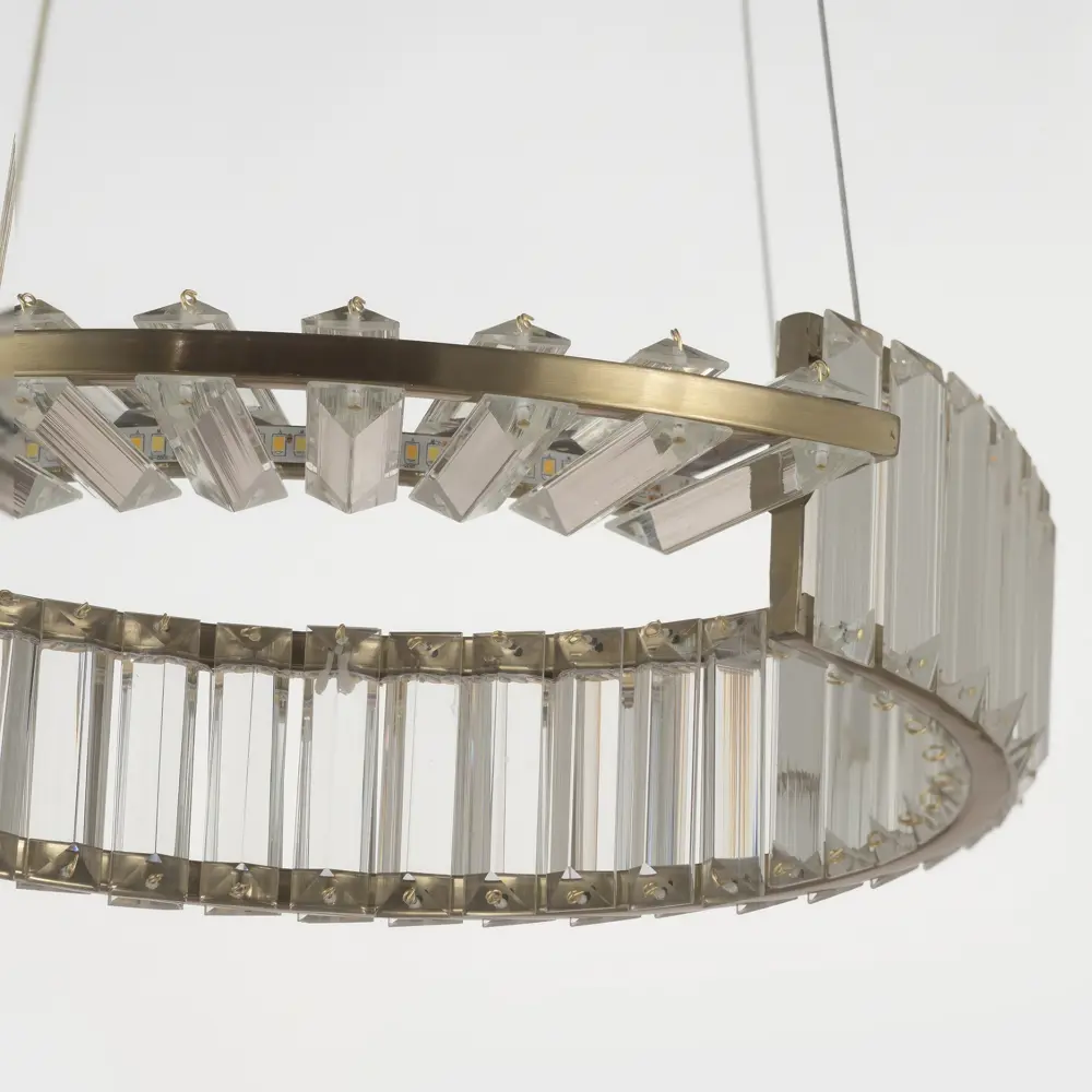 Фото 4 Светильник подвесной светодиодный Lumina deco 6036 Ldp 6026-400 gd нейтральный белый свет цвет хром/прозрачный Фото 4 Светильник подвесной светодиодный Lumina deco 6036 Ldp 6026-400 gd нейтральный белый свет цвет хром/прозрачный