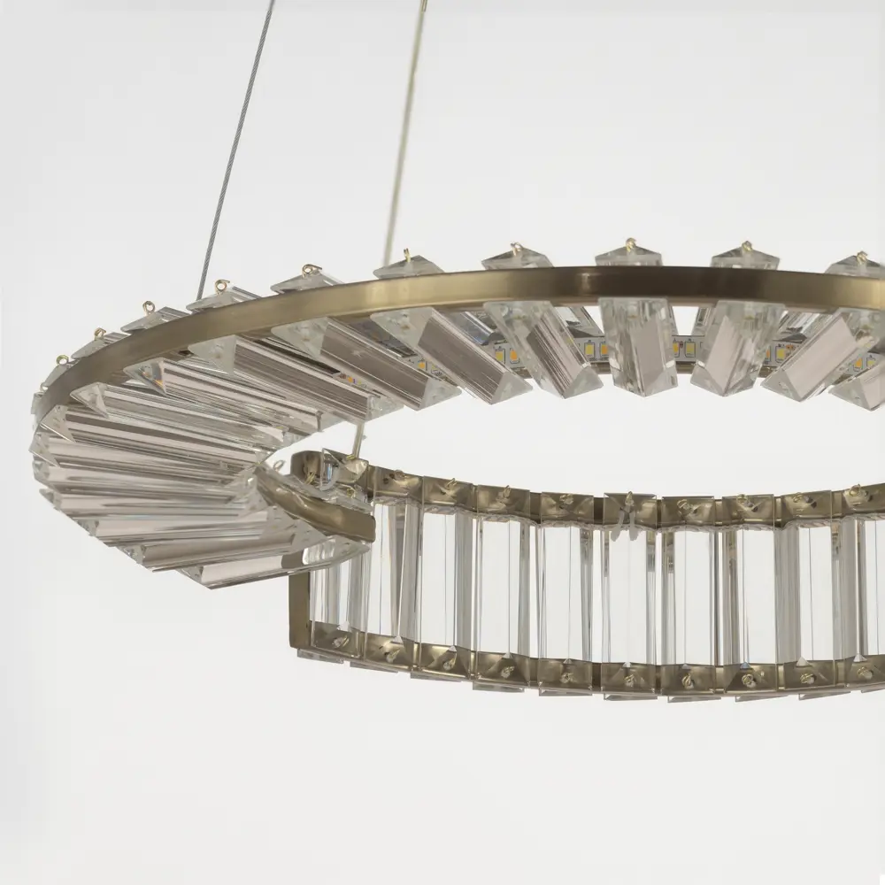 Фото 6 Светильник подвесной светодиодный Lumina deco 6036 Ldp 6026-400 gd нейтральный белый свет цвет хром/прозрачный Фото 6 Светильник подвесной светодиодный Lumina deco 6036 Ldp 6026-400 gd нейтральный белый свет цвет хром/прозрачный