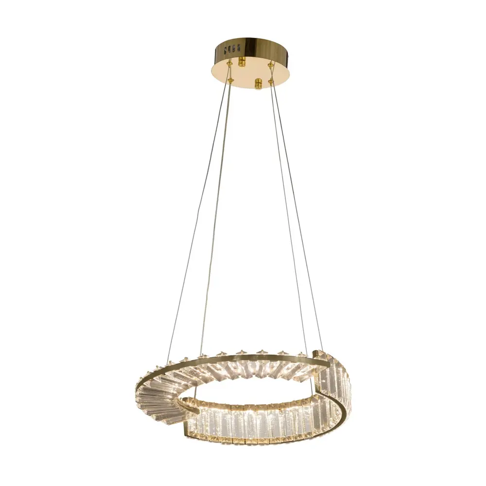 Фото 5 Светильник подвесной светодиодный Lumina deco 6036 Ldp 6026-400 gd нейтральный белый свет цвет хром/прозрачный Фото 5 Светильник подвесной светодиодный Lumina deco 6036 Ldp 6026-400 gd нейтральный белый свет цвет хром/прозрачный