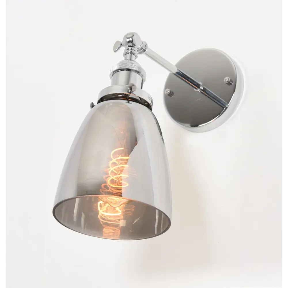 Фото 5 Настенный светильник LUMINA DECO LDW 6800-1 CHR+GY цвет хром