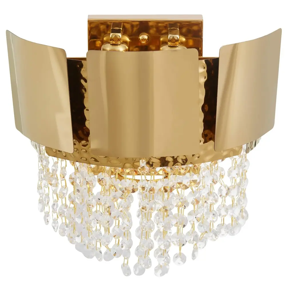 Фото 2 Настенный светильник Lumina deco Molina Ldw 7046-2 md цвет прозрачный/золотой Фото 2 Настенный светильник Lumina deco Molina Ldw 7046-2 md цвет прозрачный/золотой