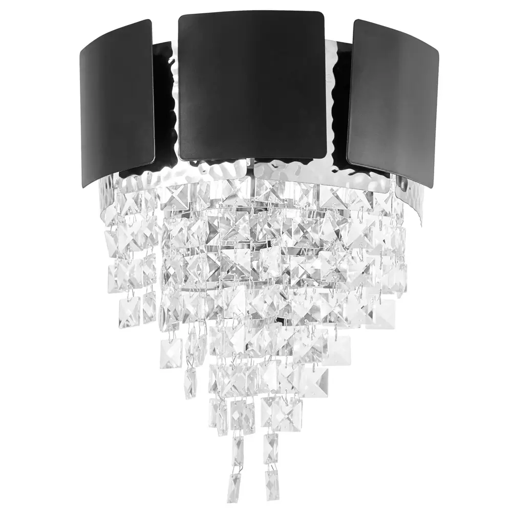 Фото Настенный светильник Lumina deco Molina Ldw 7045-2 bk+chr цвет хром/черный Фото Настенный светильник Lumina deco Molina Ldw 7045-2 bk+chr цвет хром/черный