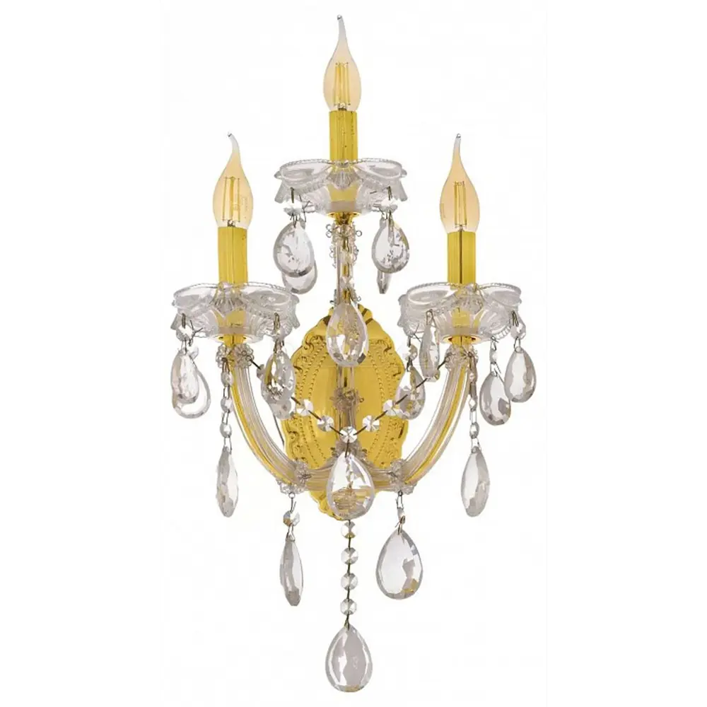 Фото Настенный светильник Lumina deco Eliza Ldw 7030-3 gd цвет золотой