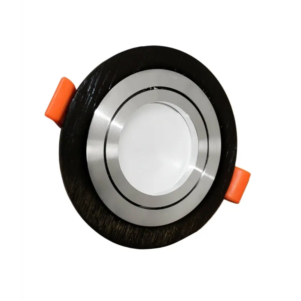 Фото Светильник точечный встраиваемый Lumina Deco Duka LDC 8062-D90 BK+SL LUMINA DECO Duka цвет черный