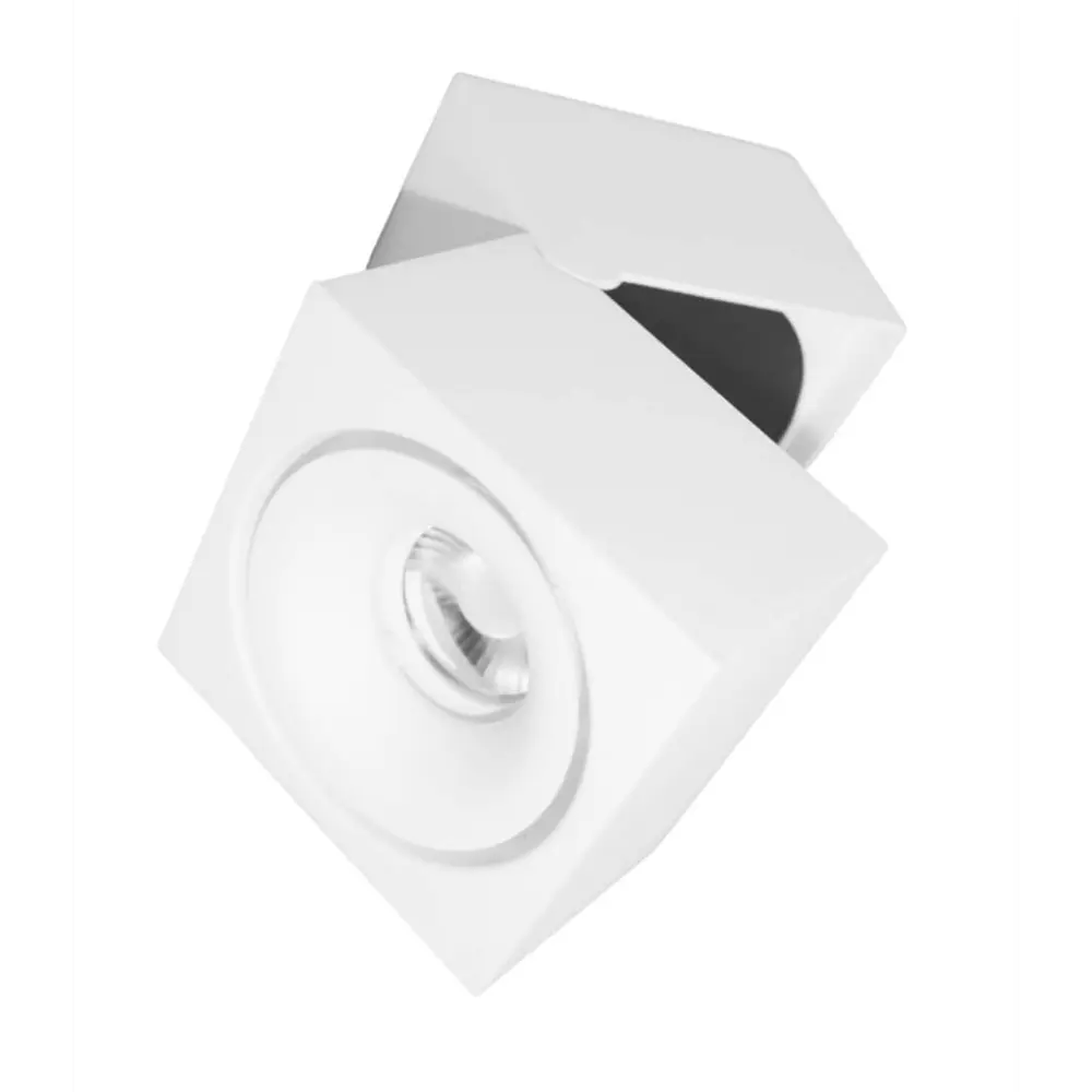 Фото 5 Светильник точечный накладной светодиодный LUMINA DECO LDC 8056-10W WT Edford цвет белый