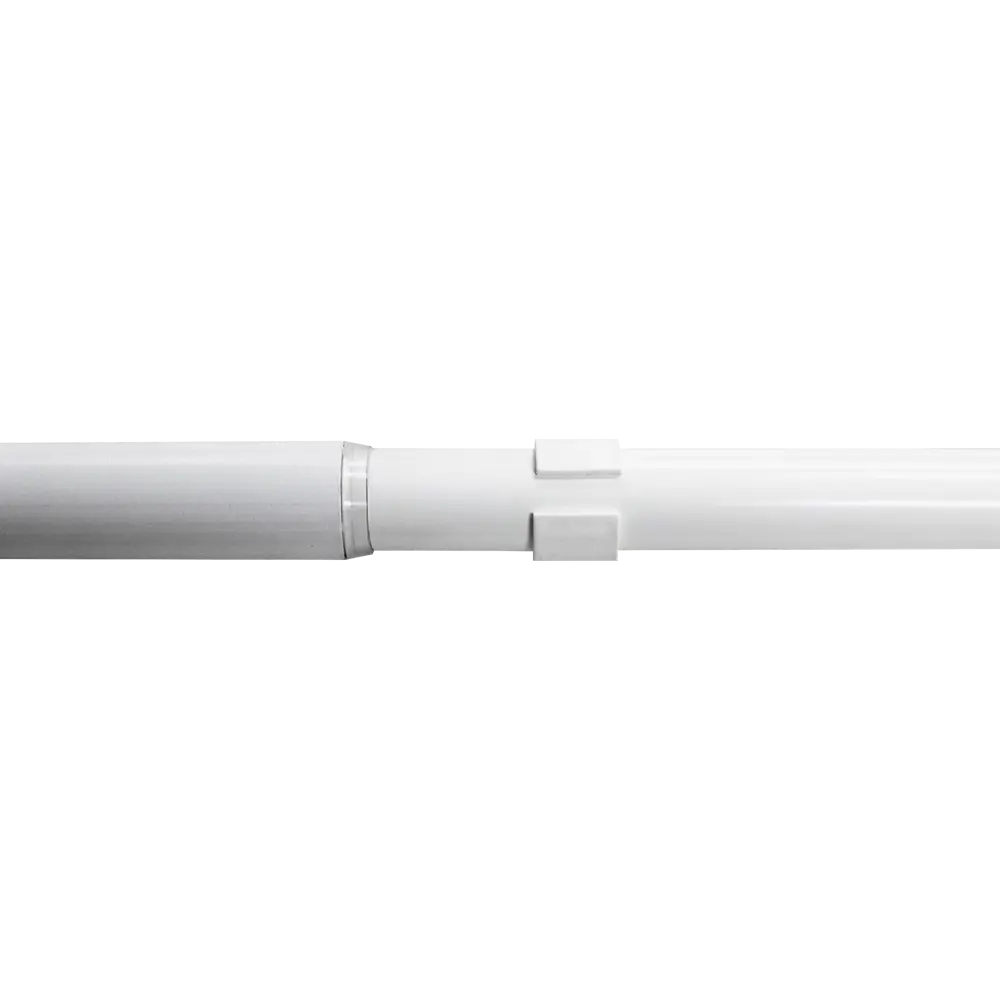 Фото 3 Штанга раздвижная 160-300 см d20 мм металл цвет белый Фото 3 Штанга раздвижная 160-300 см d20 мм металл цвет белый