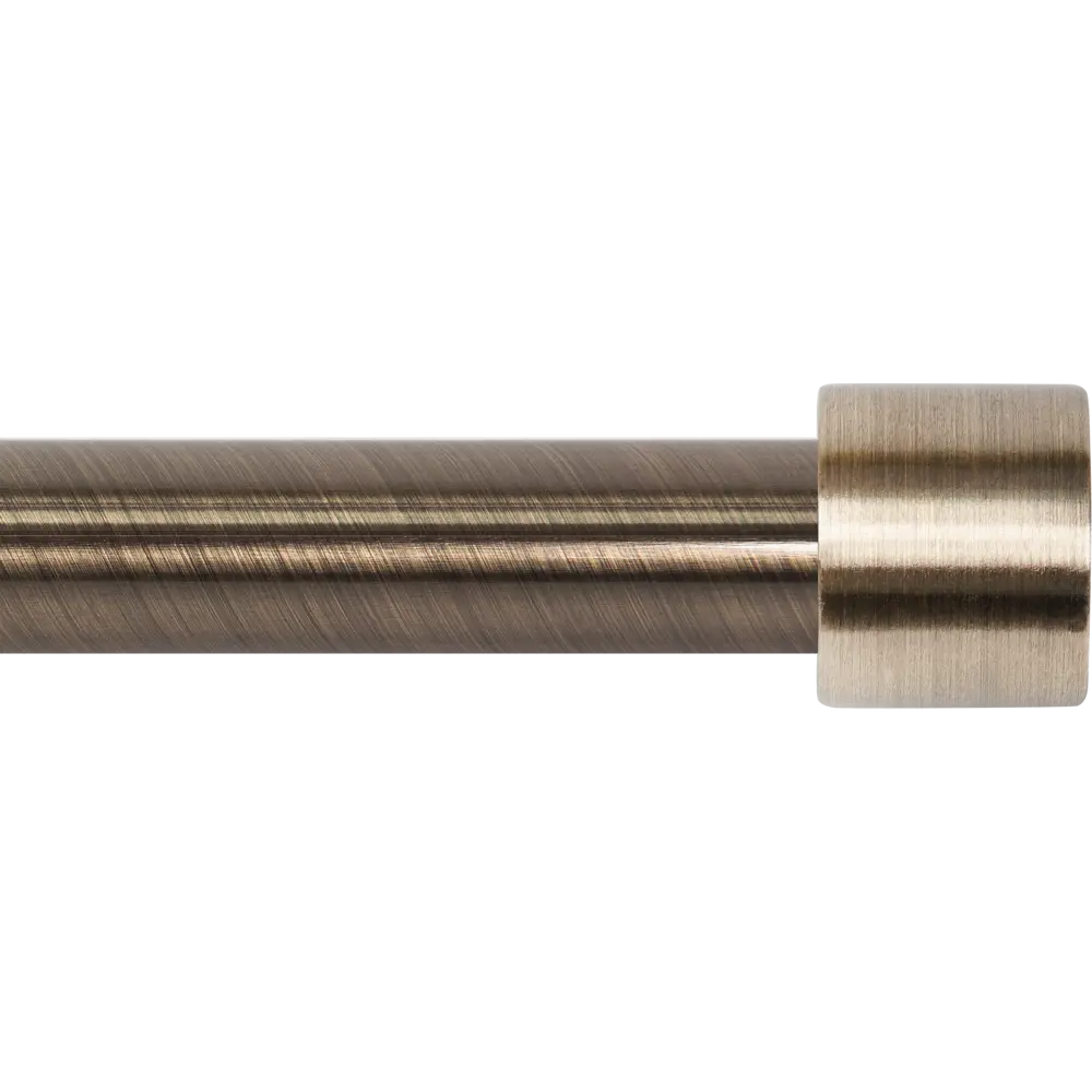 Фото 2 Наконечник заглушка металл цвет золото антик d2 см 2 шт.