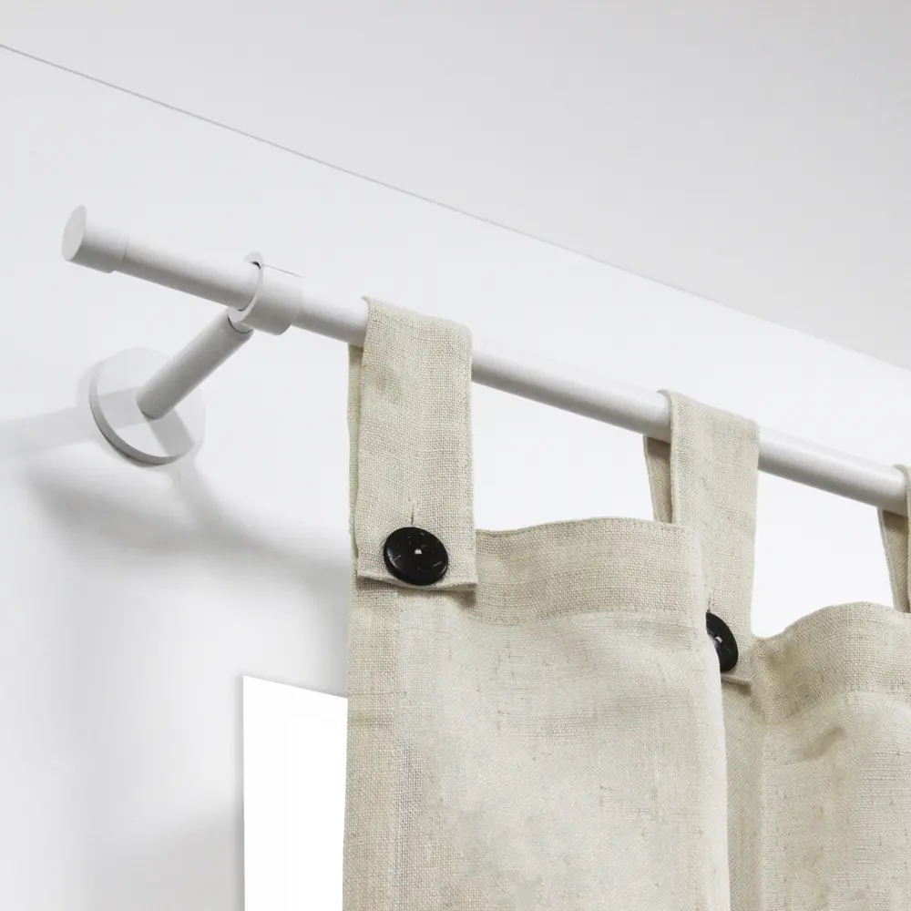 Фото 3 Наконечник Круг металл цвет белый 2 см 2 шт.