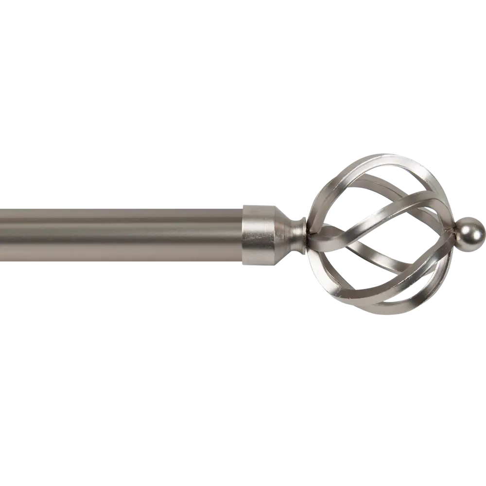 Фото 2 Наконечник Твист металл цвет никель 10.8 см 2 шт. Фото 2 Наконечник Твист металл цвет никель 10.8 см 2 шт.