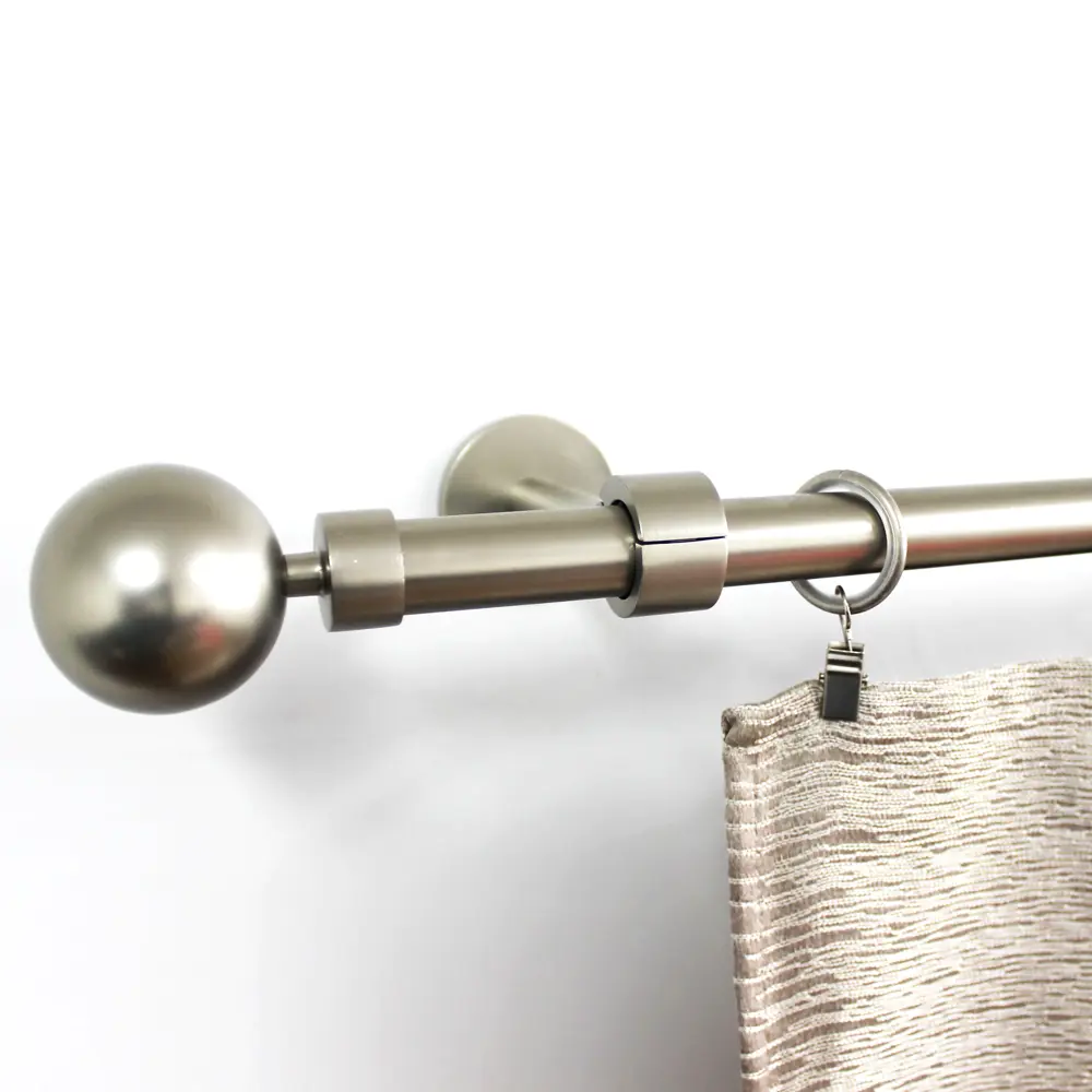 Фото 3 Зажим для штор 4 см металл цвет никель