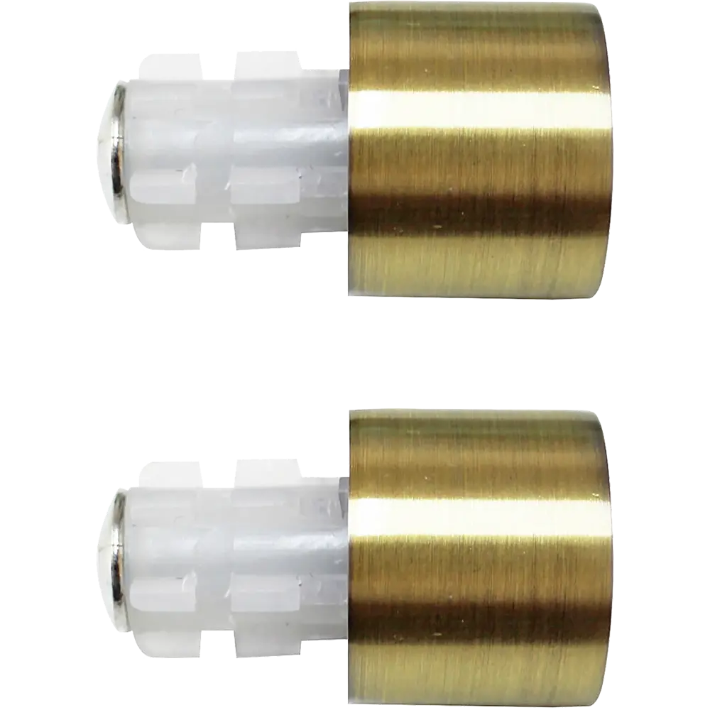 Фото Наконечник заглушка металл цвет золото антик d2 см 2 шт.