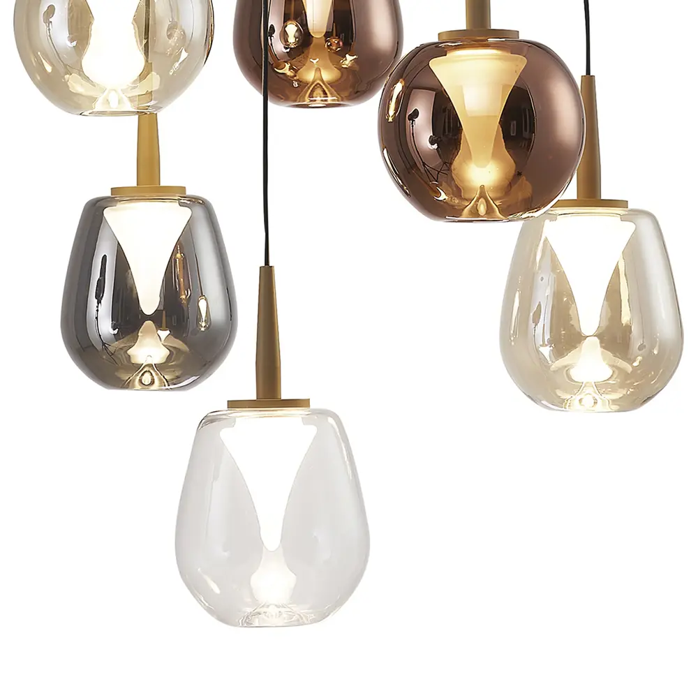 Фото 3 Люстра подвесная светодиодная Mantra Andromeda 8933+8pl 13 м² теплый белый свет цвет прозрачный/золотой/бронзовый/медный Фото 3 Люстра подвесная светодиодная Mantra Andromeda 8933+8pl 13 м² теплый белый свет цвет прозрачный/золотой/бронзовый/медный