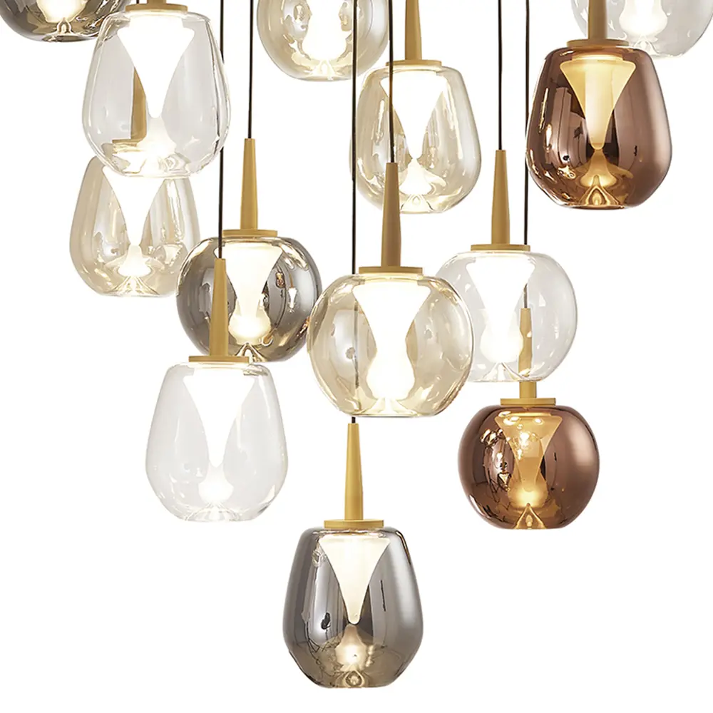 Фото 3 Люстра подвесная светодиодная Mantra Andromeda 8935+14pl 22 м² теплый белый свет цвет прозрачный/золотой/бронзовый/медный Фото 3 Люстра подвесная светодиодная Mantra Andromeda 8935+14pl 22 м² теплый белый свет цвет прозрачный/золотой/бронзовый/медный