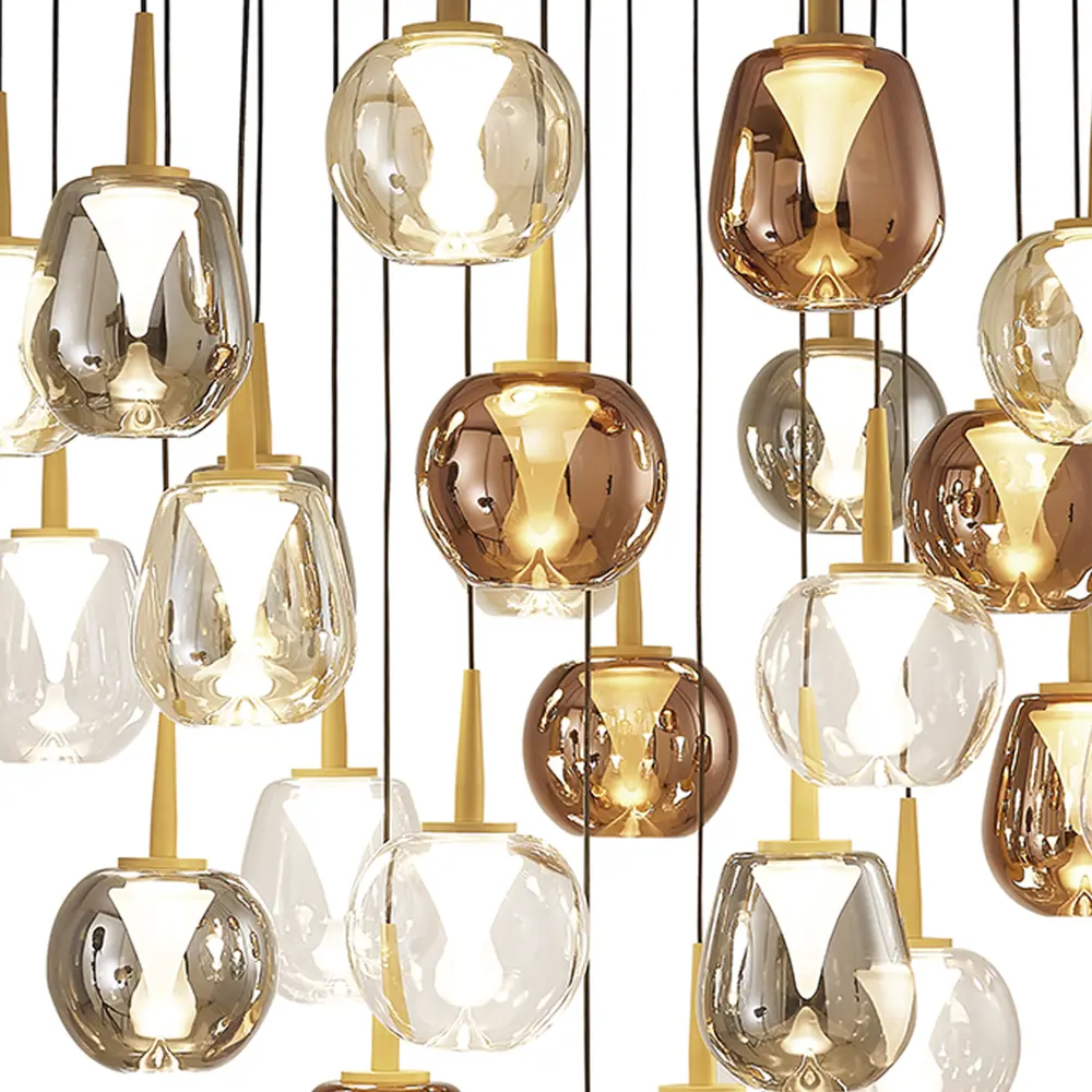 Фото 5 Люстра подвесная светодиодная Mantra Andromeda 8937+24pl 38 м² теплый белый свет цвет прозрачный/золотой/бронзовый/медный Фото 5 Люстра подвесная светодиодная Mantra Andromeda 8937+24pl 38 м² теплый белый свет цвет прозрачный/золотой/бронзовый/медный