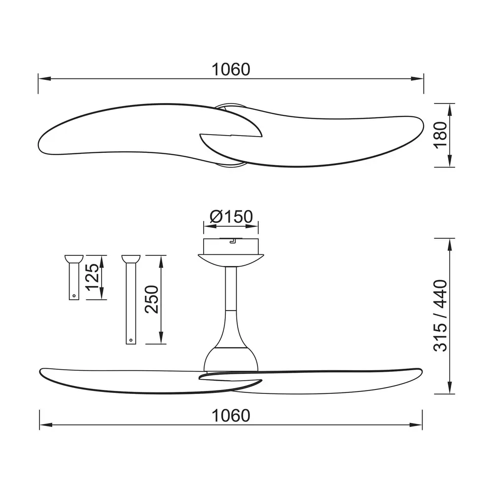Фото 3 Люстра-вентилятор светодиодная Mantra 9039 с пультом 13 м² освещение от 13 до 20 м² вентиляция регулируемый белый свет цвет белый Фото 3 Люстра-вентилятор светодиодная Mantra 9039 с пультом 13 м² освещение от 13 до 20 м² вентиляция регулируемый белый свет цвет белый