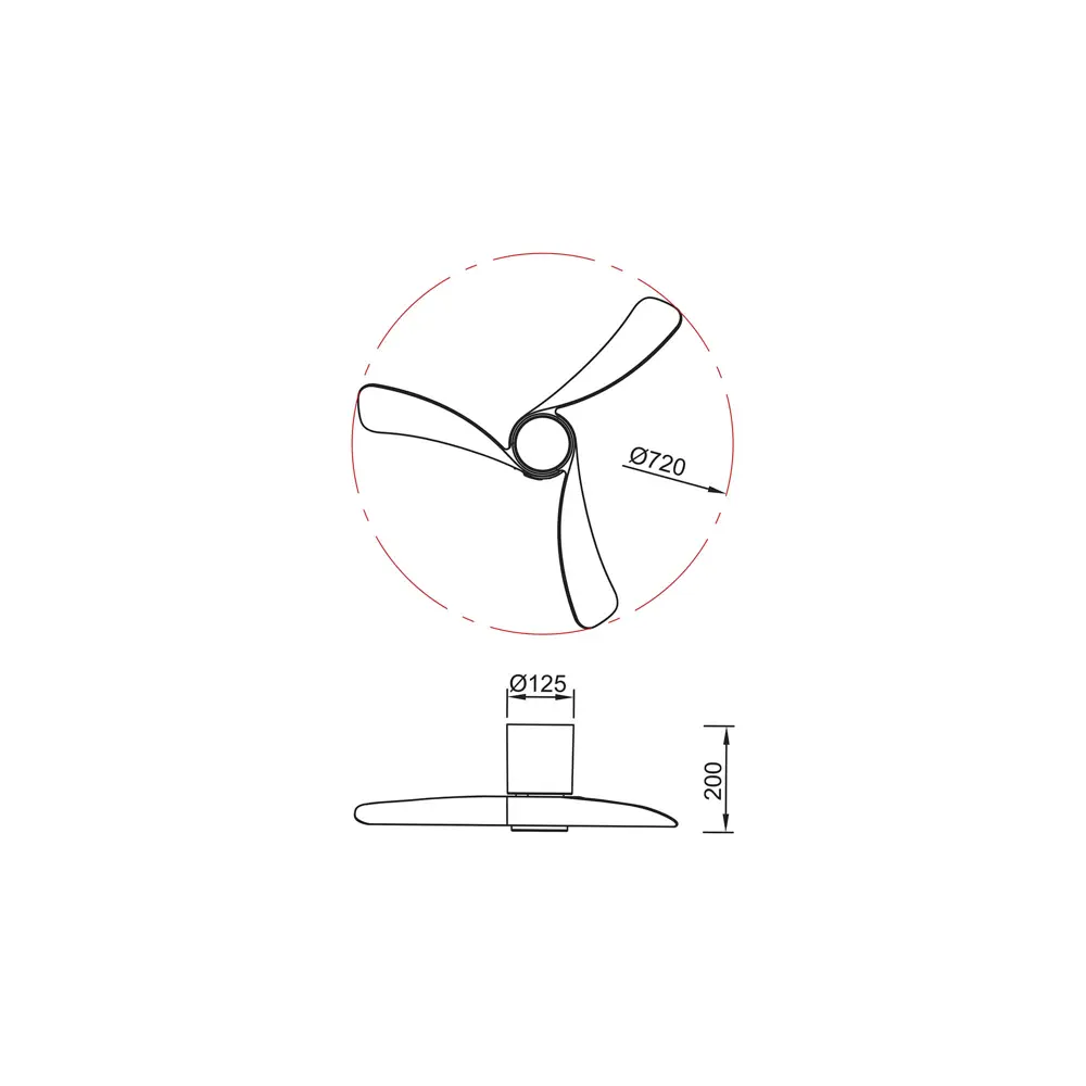 Фото 4 Люстра-вентилятор светодиодная Mantra 9054 с пультом 9 м² освещение от 13 до 20 м² вентиляция регулируемый белый свет цвет белый