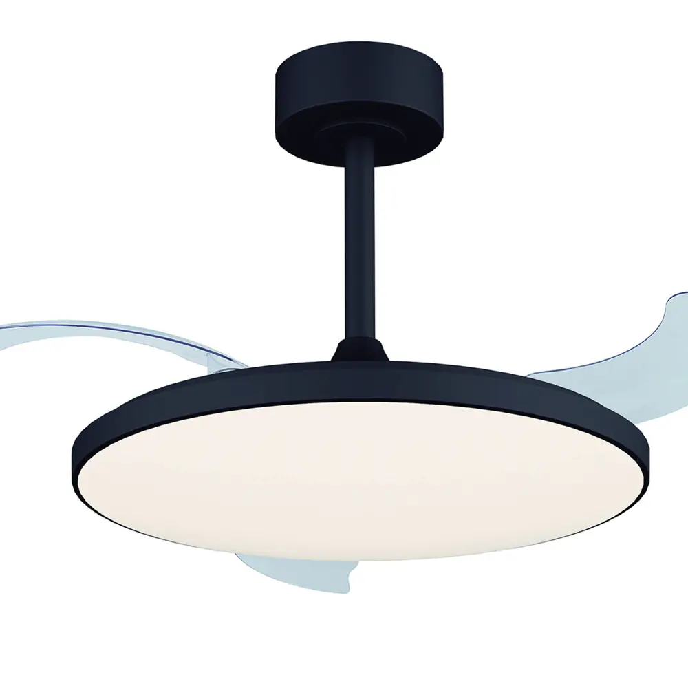 Фото 2 Люстра-вентилятор светодиодная Mantra 9055 с пультом 18 м² освещение от 13 до 20 м² вентиляция регулируемый белый свет цвет черный