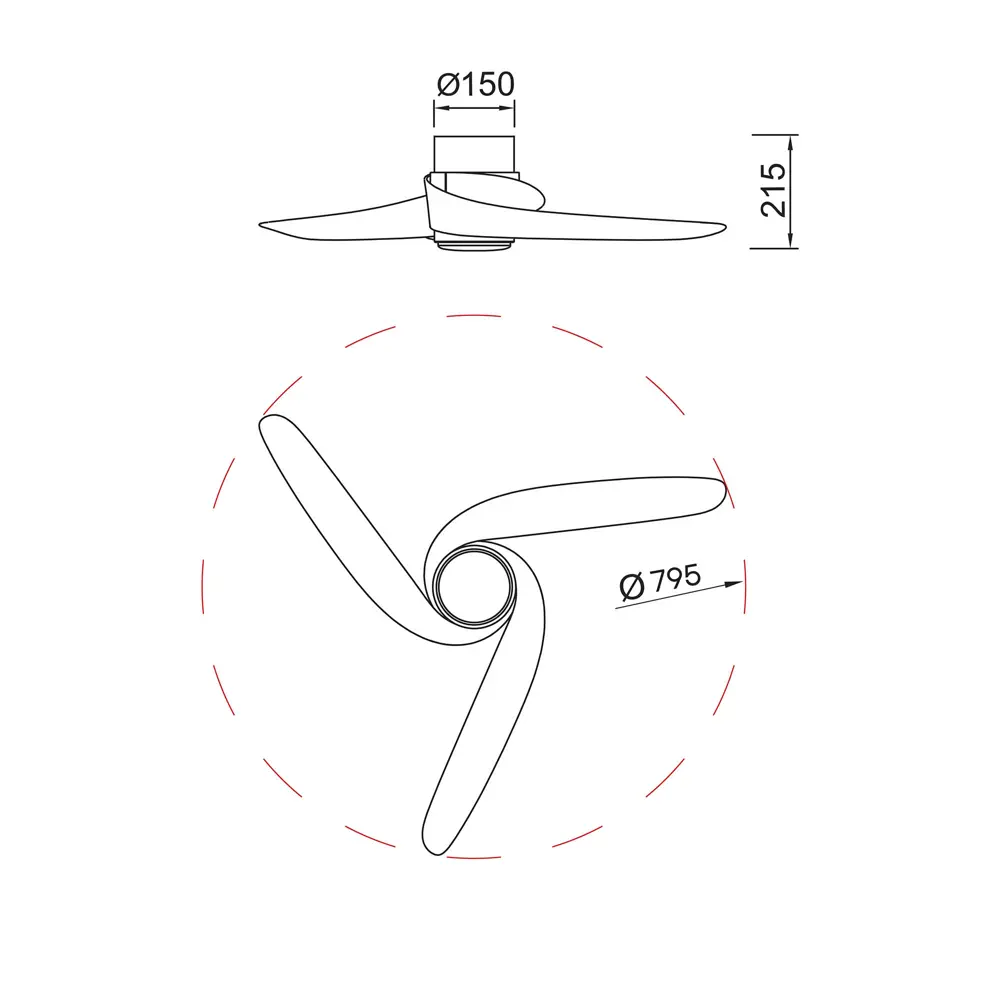 Фото 3 Люстра-вентилятор светодиодная Mantra 9065 с пультом 9 м² освещение от 13 до 20 м² вентиляция регулируемый белый свет цвет белый Фото 3 Люстра-вентилятор светодиодная Mantra 9065 с пультом 9 м² освещение от 13 до 20 м² вентиляция регулируемый белый свет цвет белый