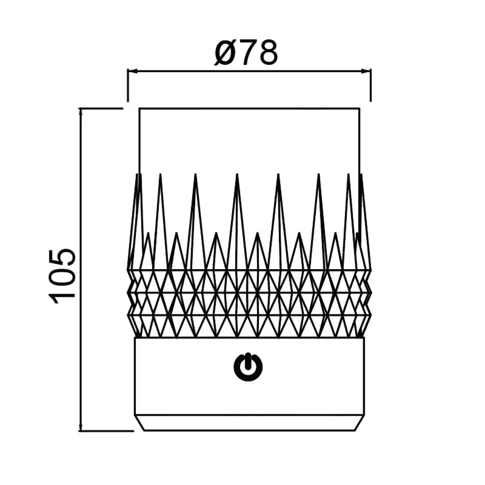 Фото 3 Светильник уличный настольный светодиодный Mantra Lax 9085 1 Вт IP44 цвет жёлтый/золотой Фото 3 Светильник уличный настольный светодиодный Mantra Lax 9085 1 Вт IP44 цвет жёлтый/золотой