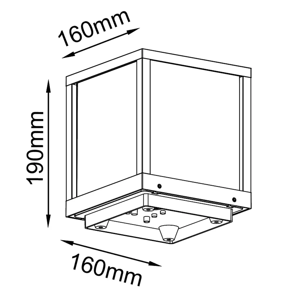 Фото 3 Столб уличный Mantra Utah 8930 20 Вт E27 IP65 цвет основания черный
