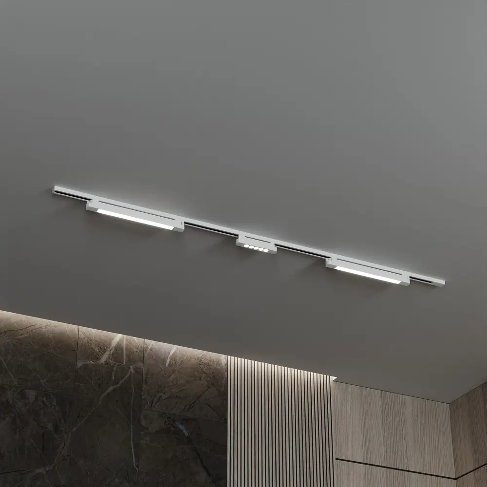 Фото 10 Трековая система в комплекте Hesby Lighting однофазная накладная Skylite HSBL_0229_kompl 220В 2 м белая Фото 10 Трековая система в комплекте Hesby Lighting однофазная накладная Skylite HSBL_0229_kompl 220В 2 м белая