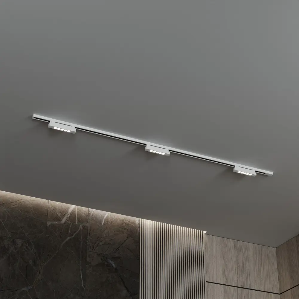 Фото 9 Трековая система в комплекте Hesby Lighting однофазная накладная Skylite HSBL_0229_kompl 220В 2 м белая Фото 9 Трековая система в комплекте Hesby Lighting однофазная накладная Skylite HSBL_0229_kompl 220В 2 м белая