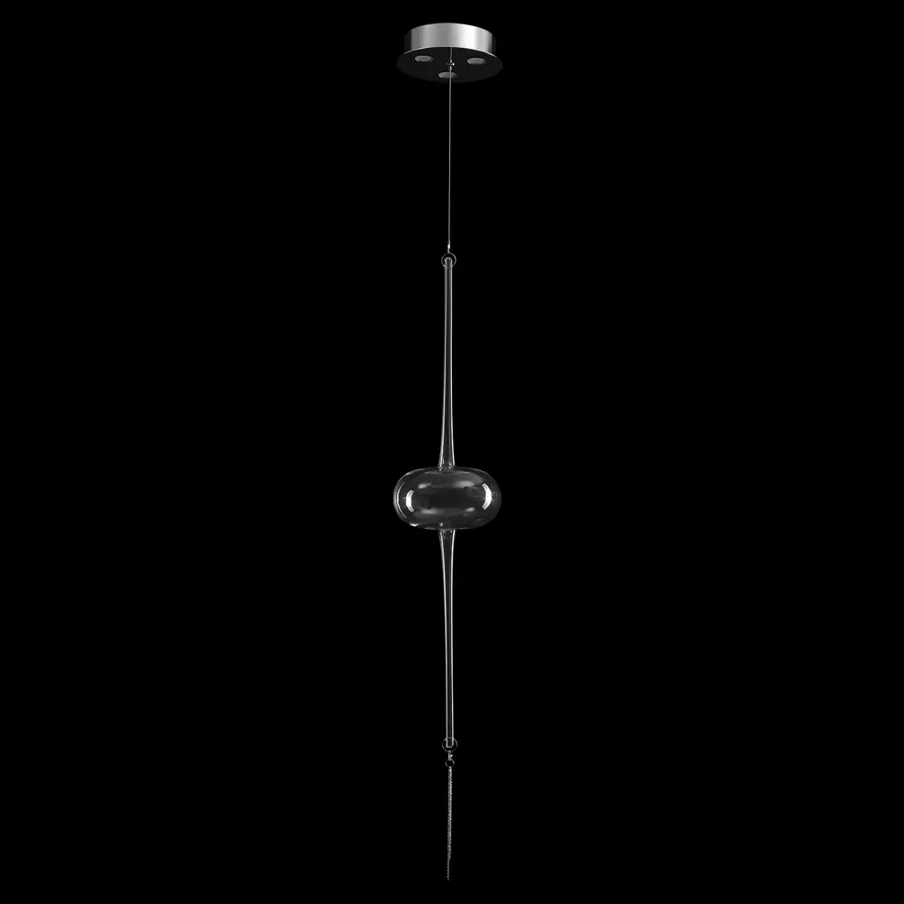Фото 6 Светильник подвесной светодиодный Crystal lux Glass sp3w led chrome 2 м² нейтральный белый свет цвет хром Фото 6 Светильник подвесной светодиодный Crystal lux Glass sp3w led chrome 2 м² нейтральный белый свет цвет хром