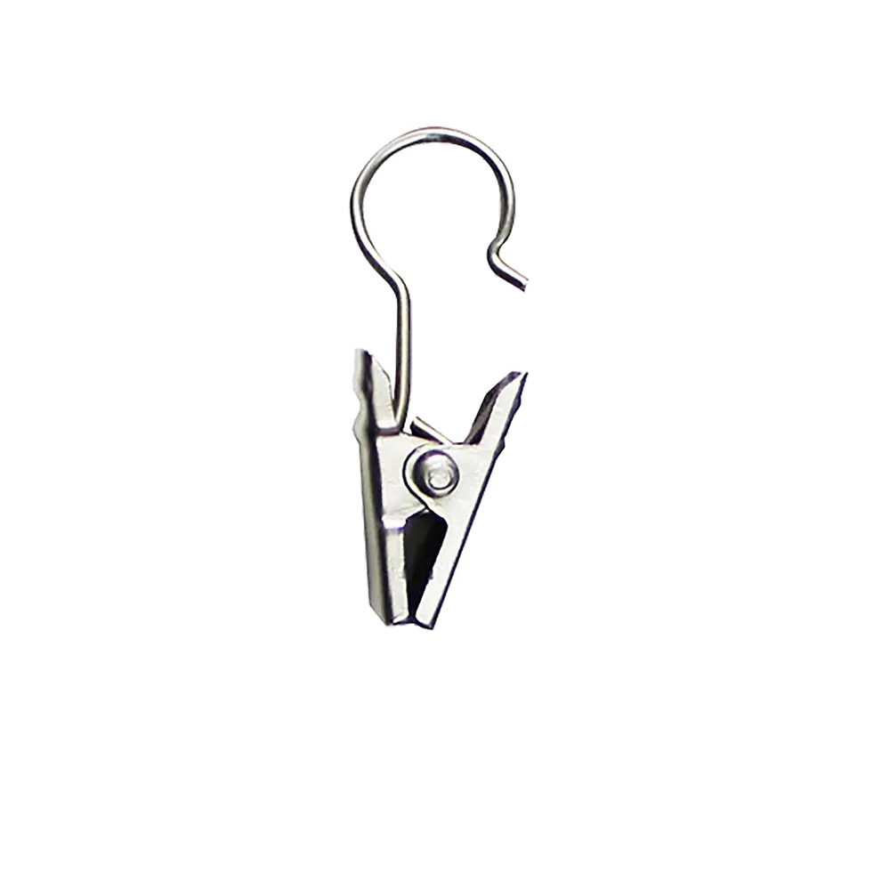 Фото Зажим для штор 4 см металл цвет никель