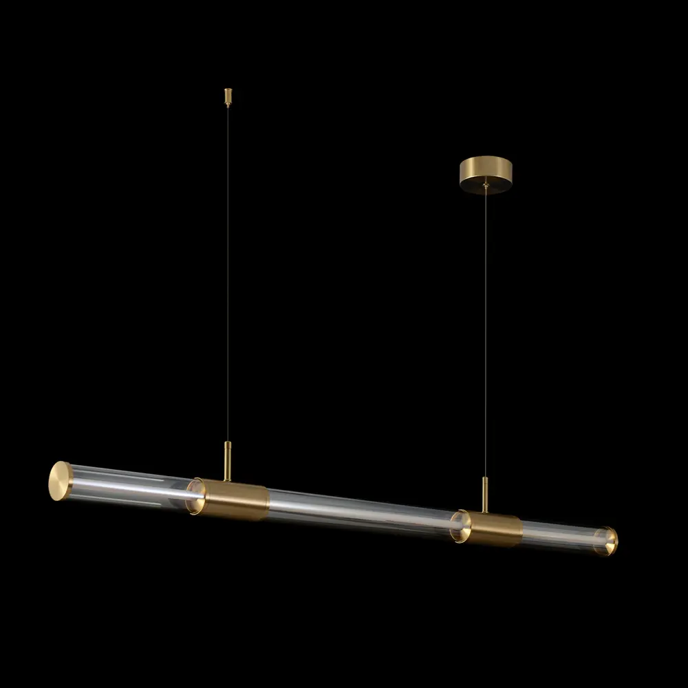 Фото 8 Светильник подвесной светодиодный Crystal lux Lineup sp24w brass 9 м² теплый белый свет цвет янтарный/латунь Фото 8 Светильник подвесной светодиодный Crystal lux Lineup sp24w brass 9 м² теплый белый свет цвет янтарный/латунь