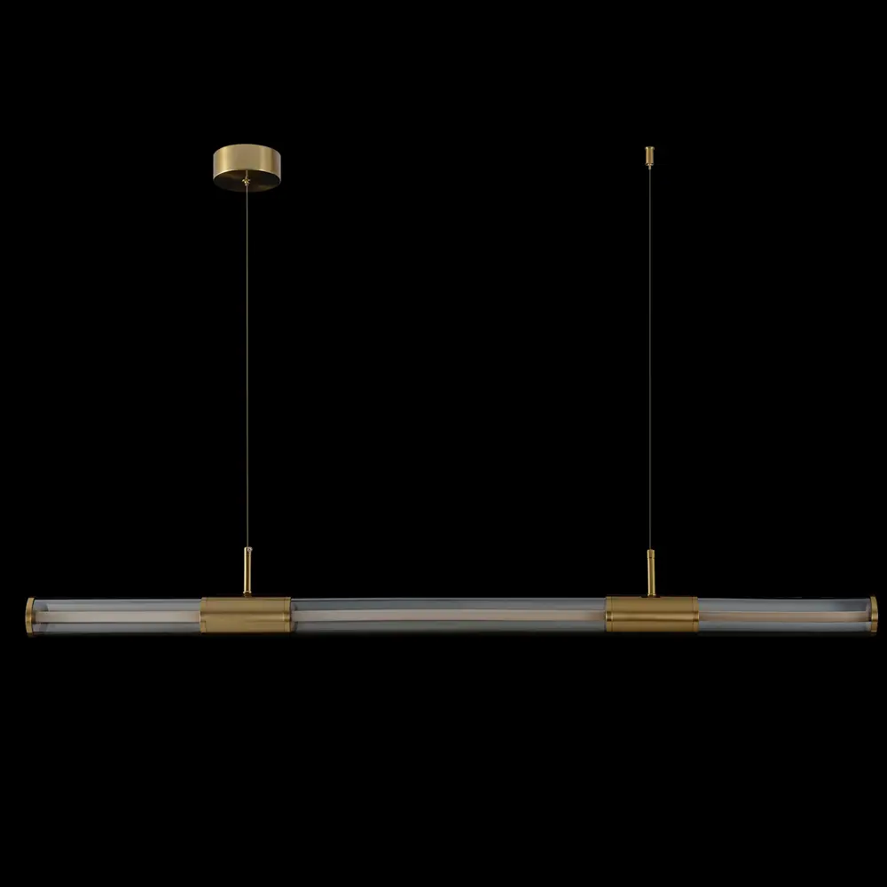 Фото 6 Светильник подвесной светодиодный Crystal lux Lineup sp24w brass 9 м² теплый белый свет цвет янтарный/латунь Фото 6 Светильник подвесной светодиодный Crystal lux Lineup sp24w brass 9 м² теплый белый свет цвет янтарный/латунь