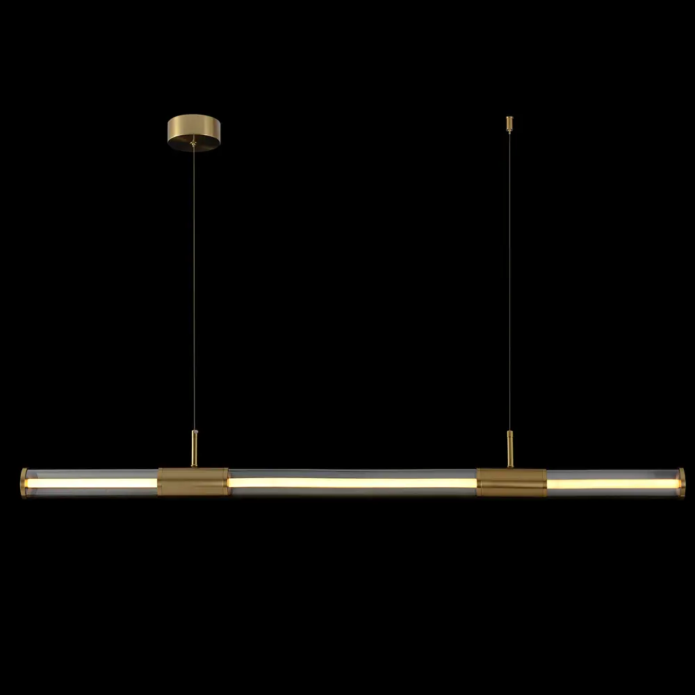 Фото 5 Светильник подвесной светодиодный Crystal lux Lineup sp24w brass 9 м² теплый белый свет цвет янтарный/латунь Фото 5 Светильник подвесной светодиодный Crystal lux Lineup sp24w brass 9 м² теплый белый свет цвет янтарный/латунь
