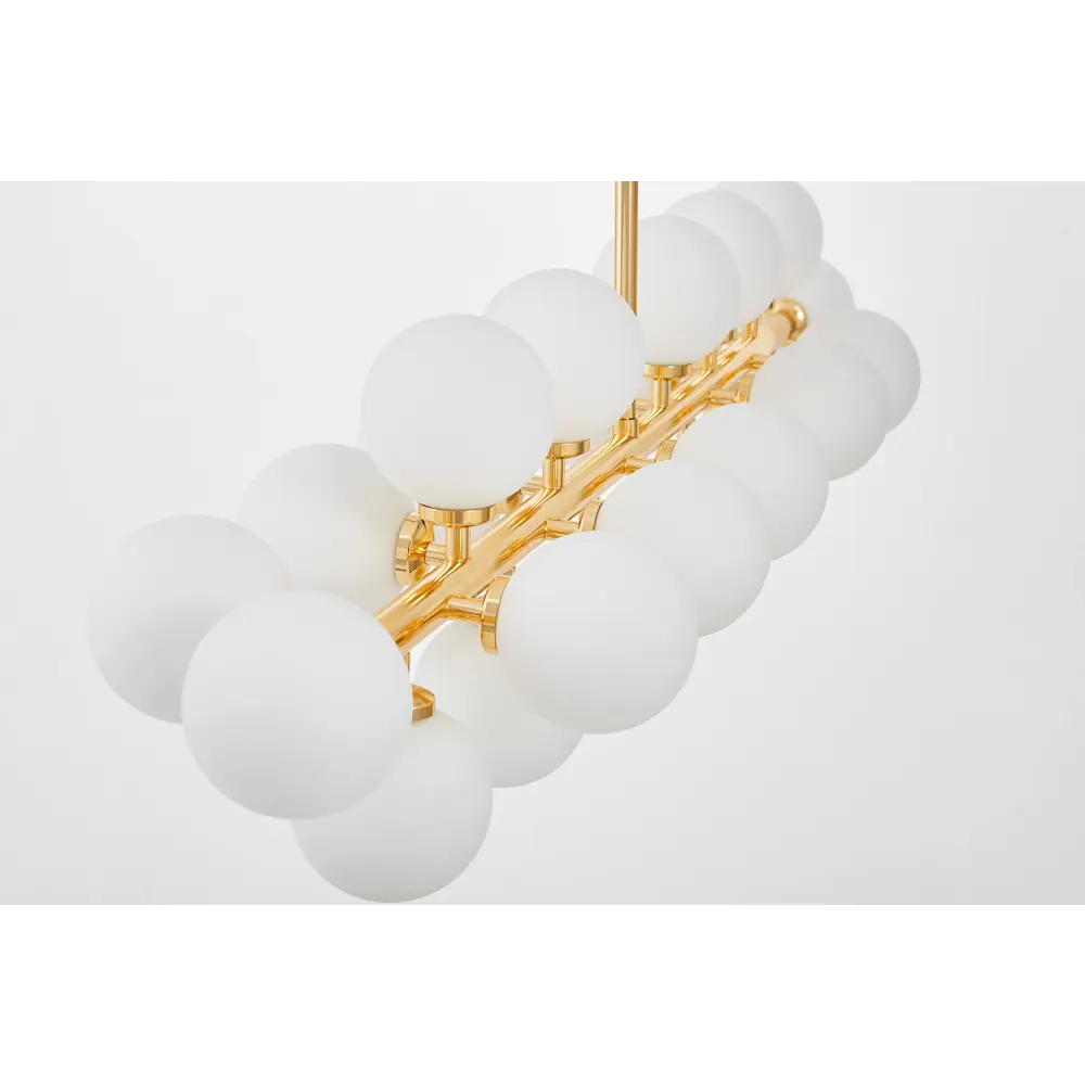 Фото 5 Люстра на штанге Lumina deco Marsiada Lmd_ldp_6033-24_gd 24 лампы 32 м² цвет белый/золотой Фото 5 Люстра на штанге Lumina deco Marsiada Lmd_ldp_6033-24_gd 24 лампы 32 м² цвет белый/золотой