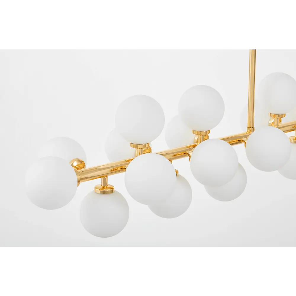 Фото 8 Люстра на штанге Lumina deco Marsiada Lmd_ldp_6033-24_gd 24 лампы 32 м² цвет белый/золотой Фото 8 Люстра на штанге Lumina deco Marsiada Lmd_ldp_6033-24_gd 24 лампы 32 м² цвет белый/золотой