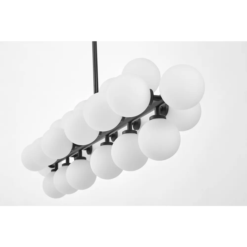 Фото 5 Люстра на штанге Lumina deco Marsiada Lmd_ldp_6033-24_bk 24 лампы 32 м² цвет белый/черный Фото 5 Люстра на штанге Lumina deco Marsiada Lmd_ldp_6033-24_bk 24 лампы 32 м² цвет белый/черный