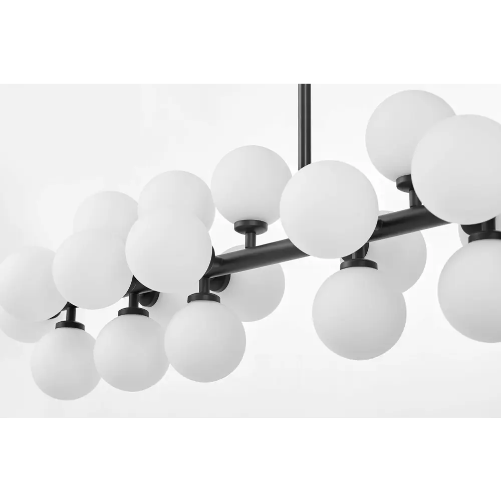 Фото 7 Люстра на штанге Lumina deco Marsiada Lmd_ldp_6033-24_bk 24 лампы 32 м² цвет белый/черный Фото 7 Люстра на штанге Lumina deco Marsiada Lmd_ldp_6033-24_bk 24 лампы 32 м² цвет белый/черный