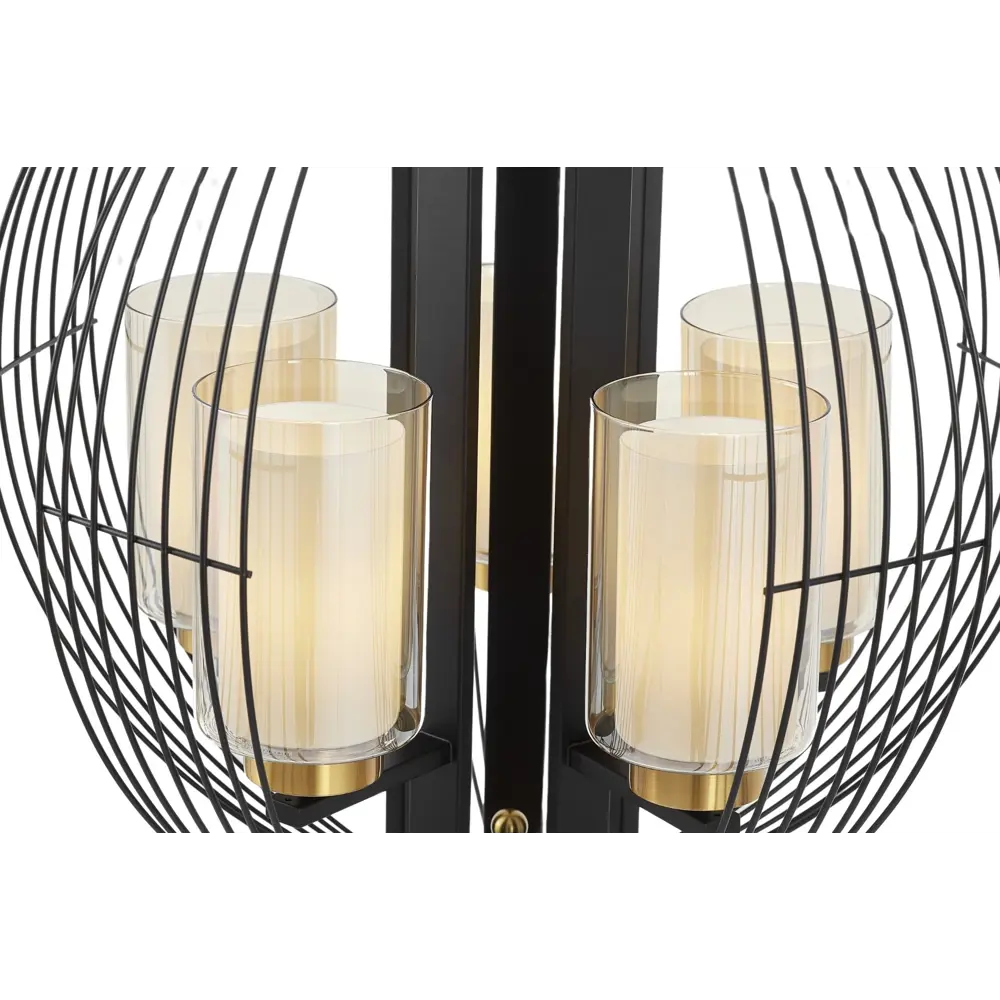 Фото 4 Светильник подвесной Lumina deco Ponti Lmd_ldp_1245-5_bk_md 5 ламп 12 м² цвет белый/черный Фото 4 Светильник подвесной Lumina deco Ponti Lmd_ldp_1245-5_bk_md 5 ламп 12 м² цвет белый/черный