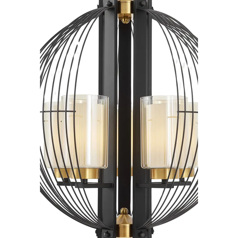 Фото 2 Светильник подвесной Lumina deco Ponti Lmd_ldp_1245-5_bk_md 5 ламп 12 м² цвет белый/черный Фото 2 Светильник подвесной Lumina deco Ponti Lmd_ldp_1245-5_bk_md 5 ламп 12 м² цвет белый/черный