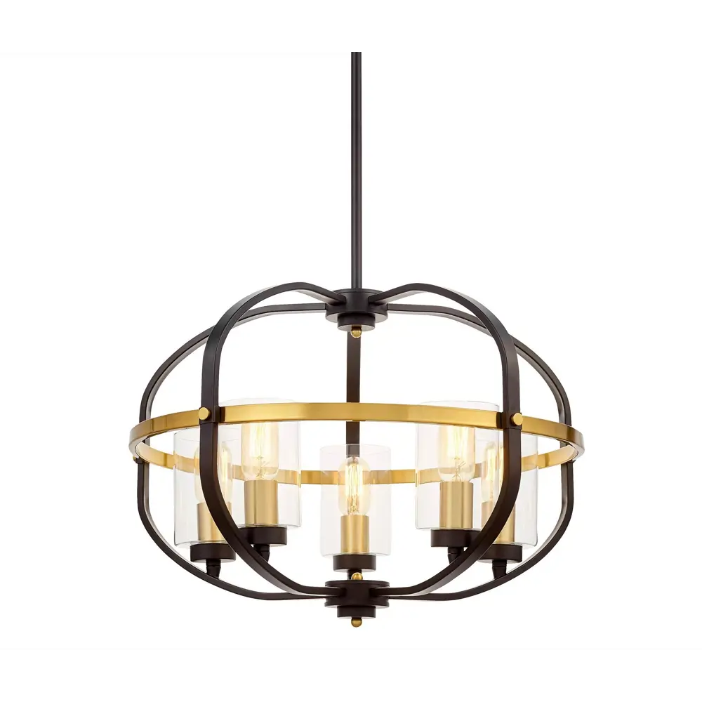 Фото 2 Люстра на штанге Lumina deco Monterey Lmd_ldp_1141-5_bk_md 5 ламп 12 м² цвет черный Фото 2 Люстра на штанге Lumina deco Monterey Lmd_ldp_1141-5_bk_md 5 ламп 12 м² цвет черный