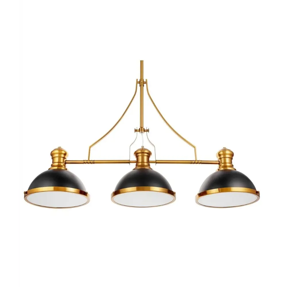 Фото 4 Люстра на штанге Lumina deco Ettore Lmd_ldp_710-3_bk_md 3 лампы 5 м² цвет бронза/черный Фото 4 Люстра на штанге Lumina deco Ettore Lmd_ldp_710-3_bk_md 3 лампы 5 м² цвет бронза/черный