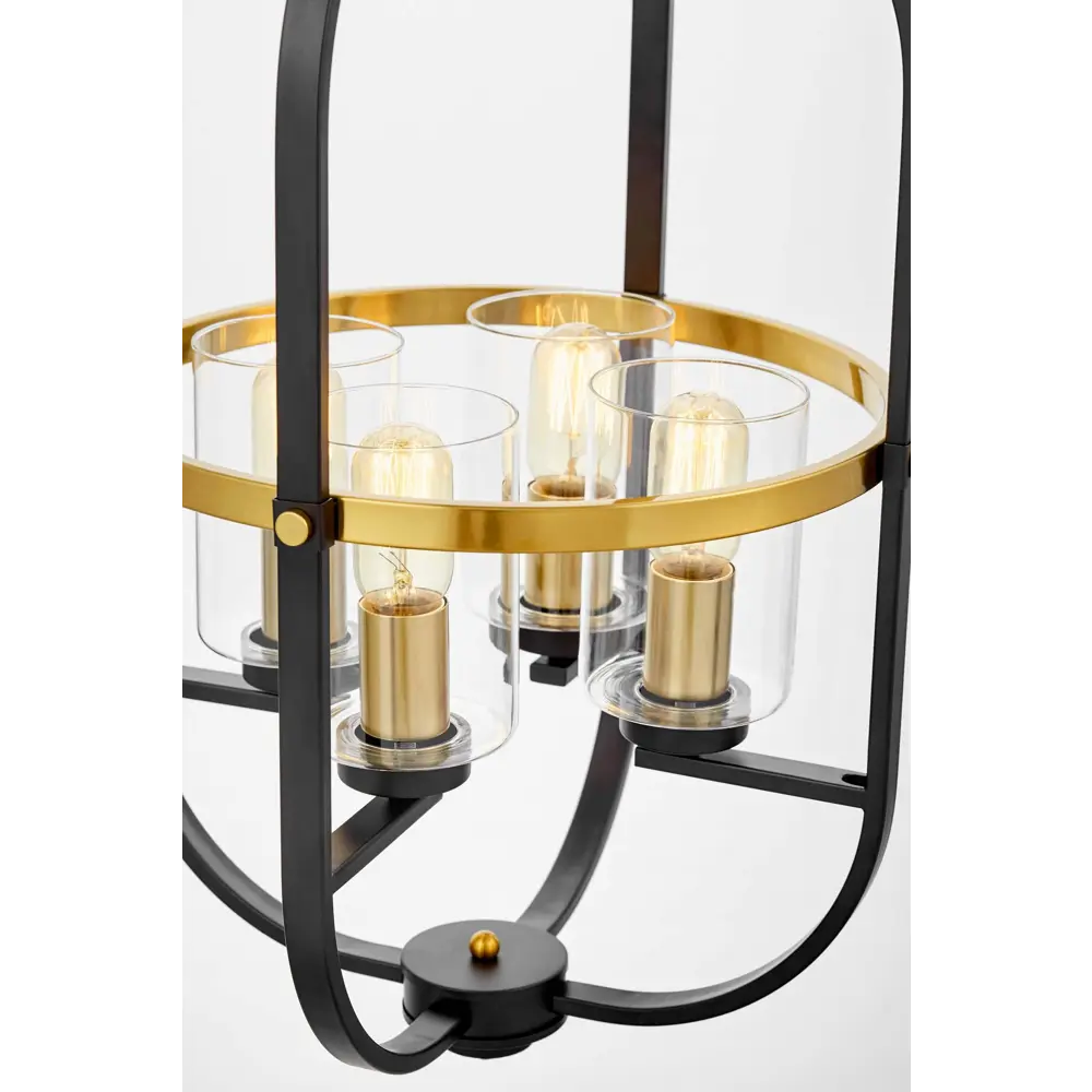 Фото 3 Светильник подвесной Lumina deco Monterey Lmd_ldp_1141-4_bk_md 4 лампы 10 м² цвет черный Фото 3 Светильник подвесной Lumina deco Monterey Lmd_ldp_1141-4_bk_md 4 лампы 10 м² цвет черный