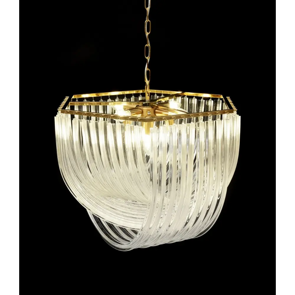 Фото 3 Люстра подвесная Lumina deco Weddini Lmd_ldp_6001-600_gd_cl 6 ламп 10 м² цвет бронза/прозрачный Фото 3 Люстра подвесная Lumina deco Weddini Lmd_ldp_6001-600_gd_cl 6 ламп 10 м² цвет бронза/прозрачный