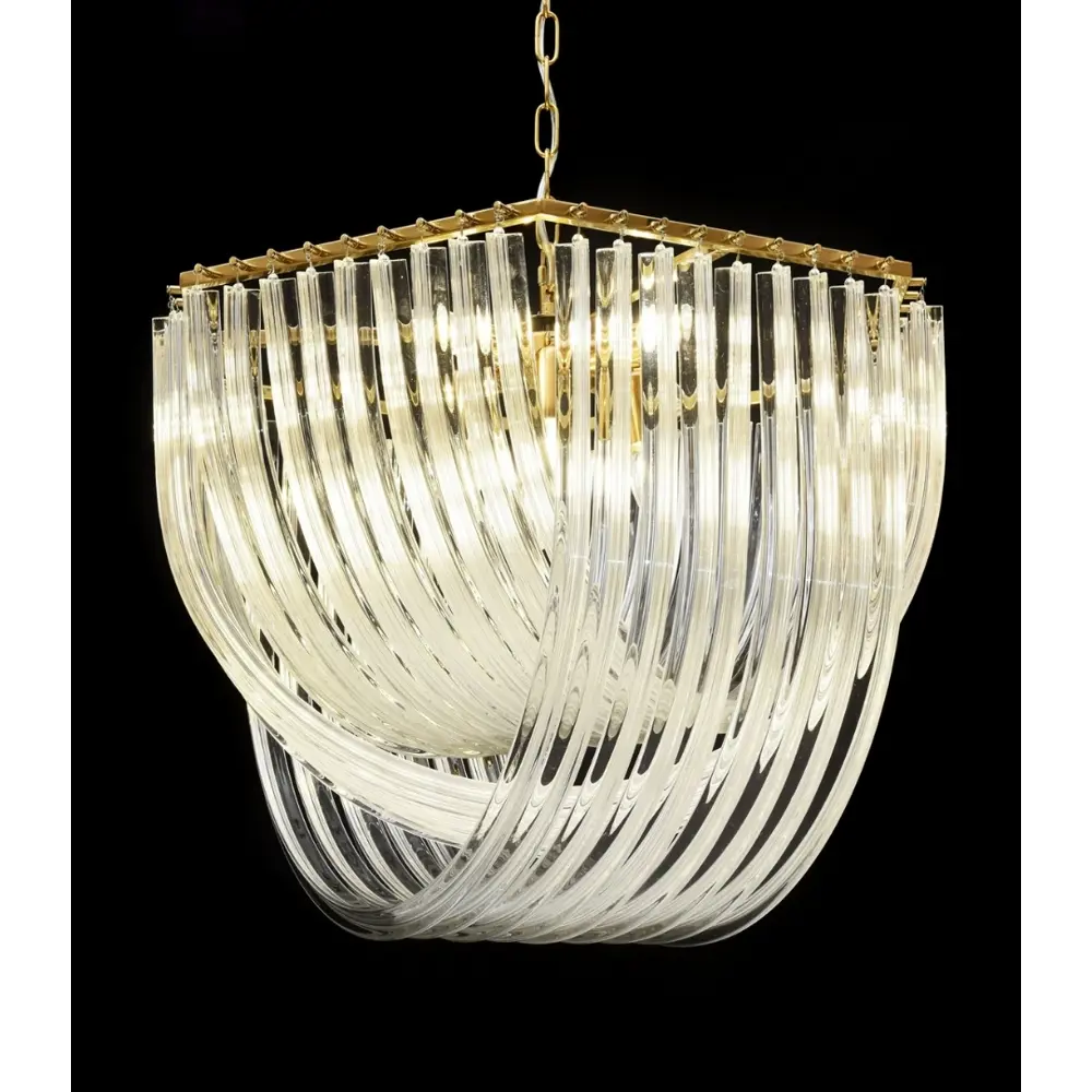 Фото 6 Люстра подвесная Lumina deco Weddini Lmd_ldp_6001-600_gd_cl 6 ламп 10 м² цвет бронза/прозрачный Фото 6 Люстра подвесная Lumina deco Weddini Lmd_ldp_6001-600_gd_cl 6 ламп 10 м² цвет бронза/прозрачный