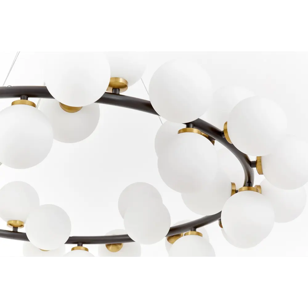 Фото 2 Люстра подвесная Lumina deco Marsiada Lmd_ldp_6033-40_bk_md 40 ламп 52 м² цвет белый/черный Фото 2 Люстра подвесная Lumina deco Marsiada Lmd_ldp_6033-40_bk_md 40 ламп 52 м² цвет белый/черный