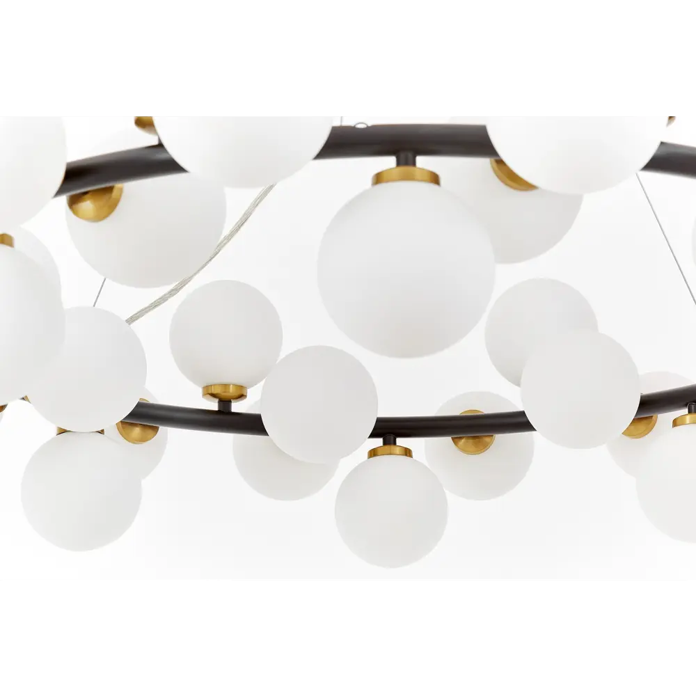 Фото 4 Люстра подвесная Lumina deco Marsiada Lmd_ldp_6033-40_bk_md 40 ламп 52 м² цвет белый/черный Фото 4 Люстра подвесная Lumina deco Marsiada Lmd_ldp_6033-40_bk_md 40 ламп 52 м² цвет белый/черный