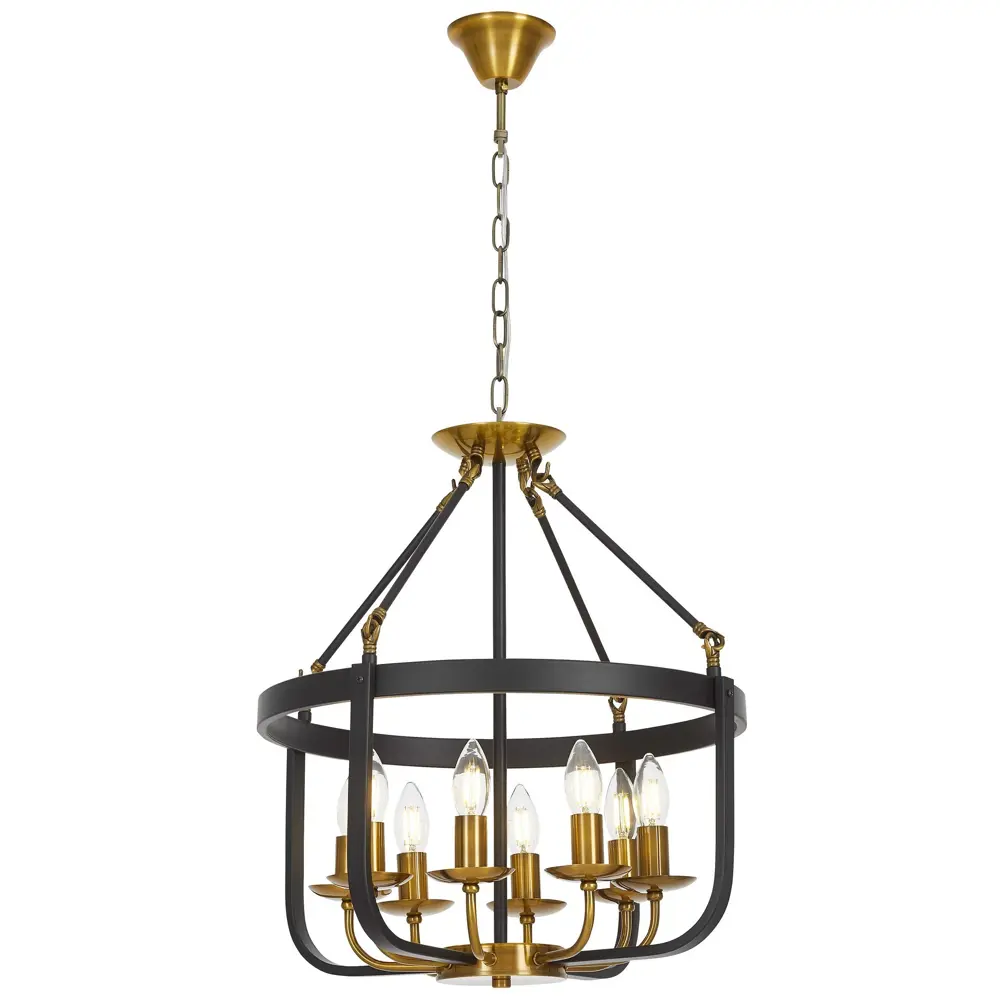 Фото 6 Светильник подвесной Lumina deco Berling Lmd_ldp_8024-8_bk_md 8 ламп 13 м² цвет черный Фото 6 Светильник подвесной Lumina deco Berling Lmd_ldp_8024-8_bk_md 8 ламп 13 м² цвет черный