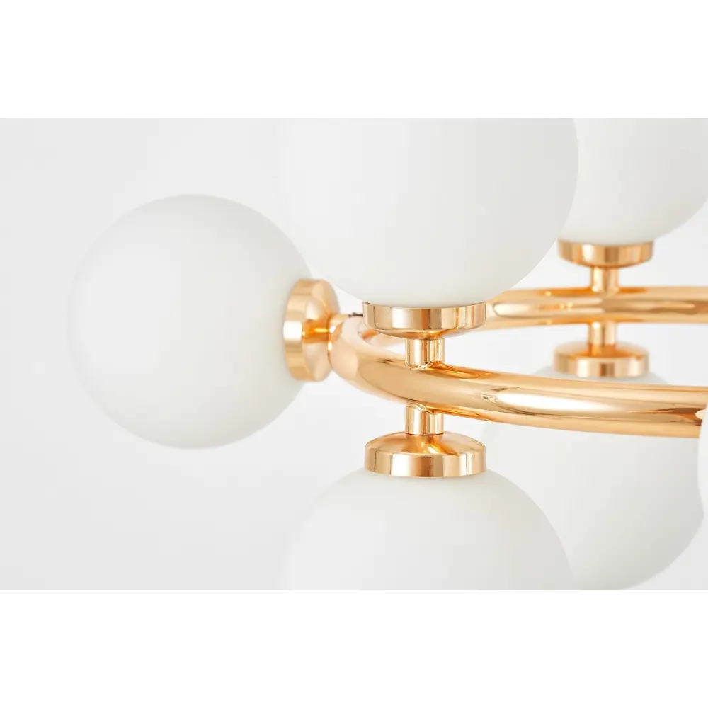 Фото 6 Люстра подвесная Lumina deco Marsiada Lmd_ldp_6033-9_fgd 9 ламп 12 м² цвет белый/розовое золото Фото 6 Люстра подвесная Lumina deco Marsiada Lmd_ldp_6033-9_fgd 9 ламп 12 м² цвет белый/розовое золото