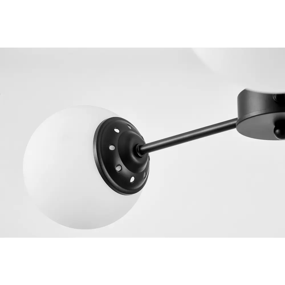 Фото 3 Люстра на штанге Lampit Fino Lam_tp_2003-3_bk 3 лампы 5 м² цвет белый/черный Фото 3 Люстра на штанге Lampit Fino Lam_tp_2003-3_bk 3 лампы 5 м² цвет белый/черный