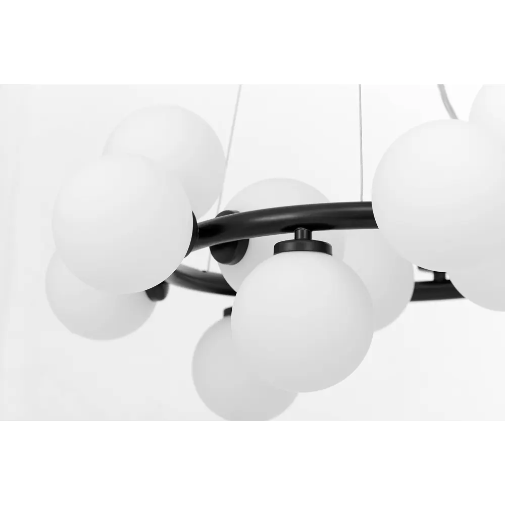 Фото 3 Люстра подвесная Lumina deco Marsiada Lmd_ldp_6033-15_bk 15 ламп 20 м² цвет белый/черный Фото 3 Люстра подвесная Lumina deco Marsiada Lmd_ldp_6033-15_bk 15 ламп 20 м² цвет белый/черный